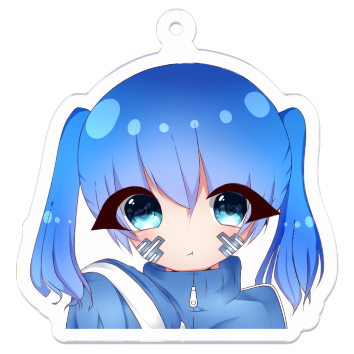 アクリルキーホルダー - 50 x 50 (mm)