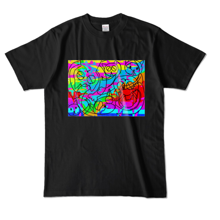 カラーTシャツ - L - ブラック (濃色)