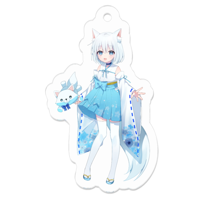 アクリルキーホルダー - 50 x 50 (mm)