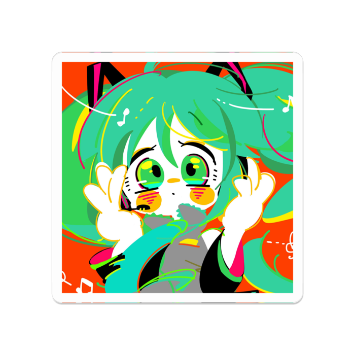 アクリルバッジ - 50 x 50 (mm)