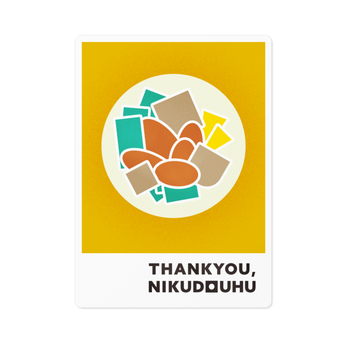 ステッカー - 100 x 100 (mm)