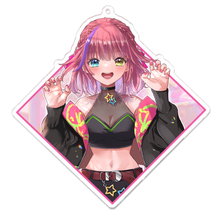 アクリルキーホルダー - 100 x 100 (mm)