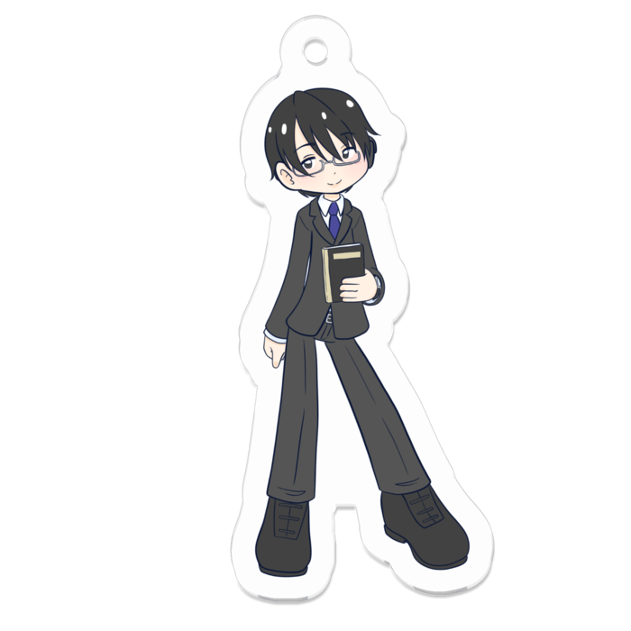 アクリルキーホルダー（コーティング） - 50 x 50 (mm)