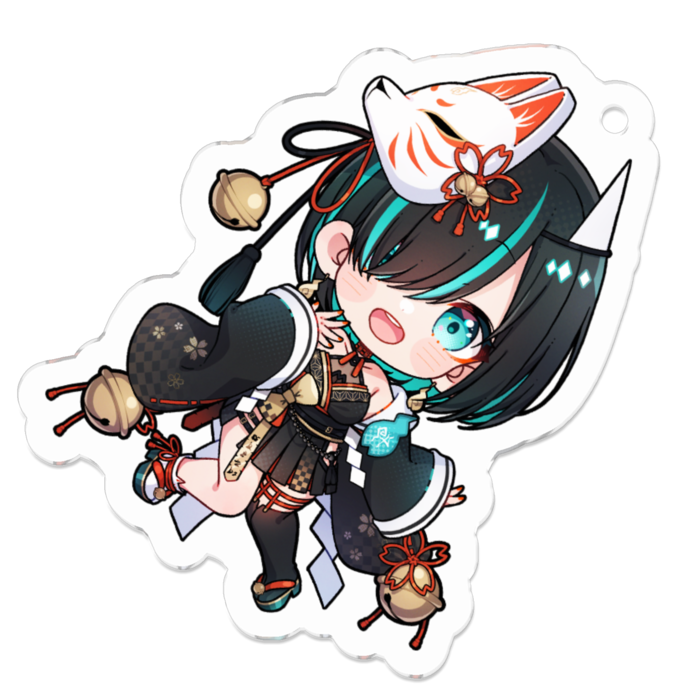 アクリルキーホルダー - 50 x 50 (mm)
