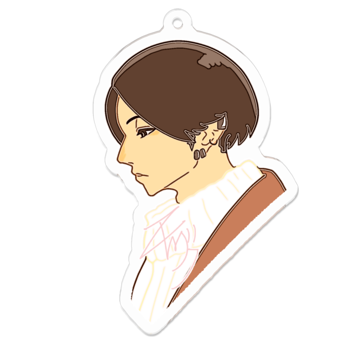 アクリルキーホルダー - 70 x 70 (mm)