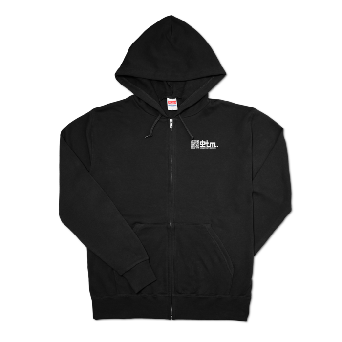 ジップパーカー - L - ブラック