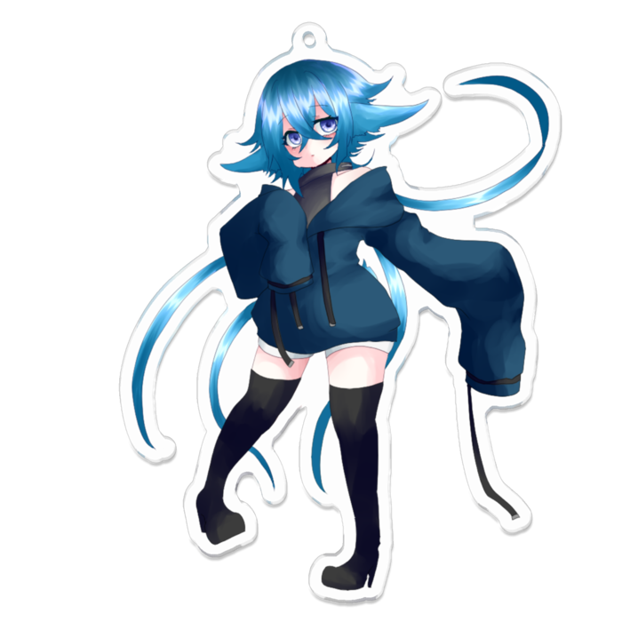 アクリルキーホルダー（コーティング） - 100 x 100 (mm)