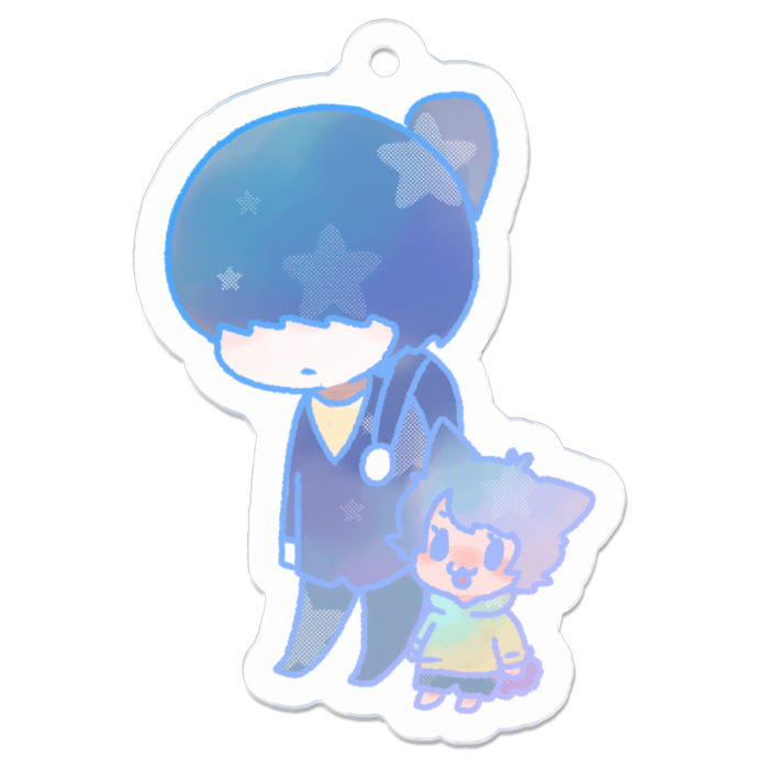 アクリルキーホルダー - 50 x 50 (mm)