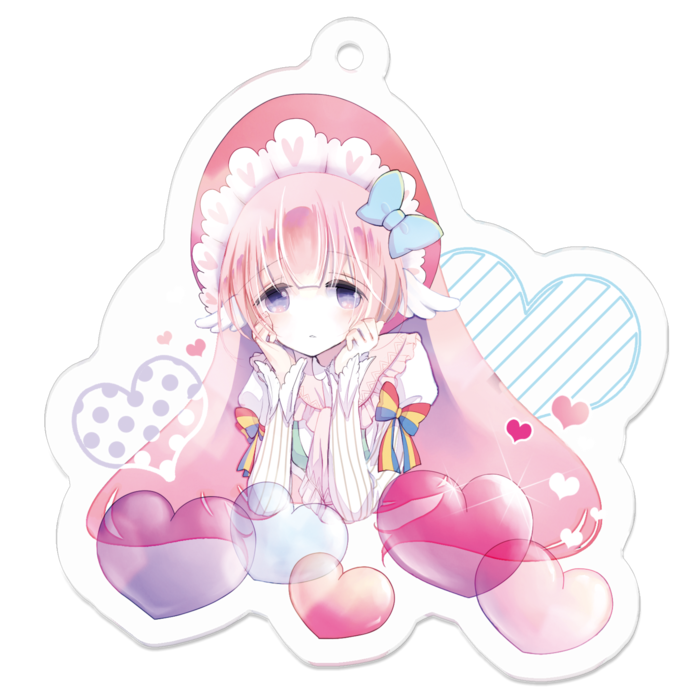 アクリルキーホルダー - 50 x 50 (mm)