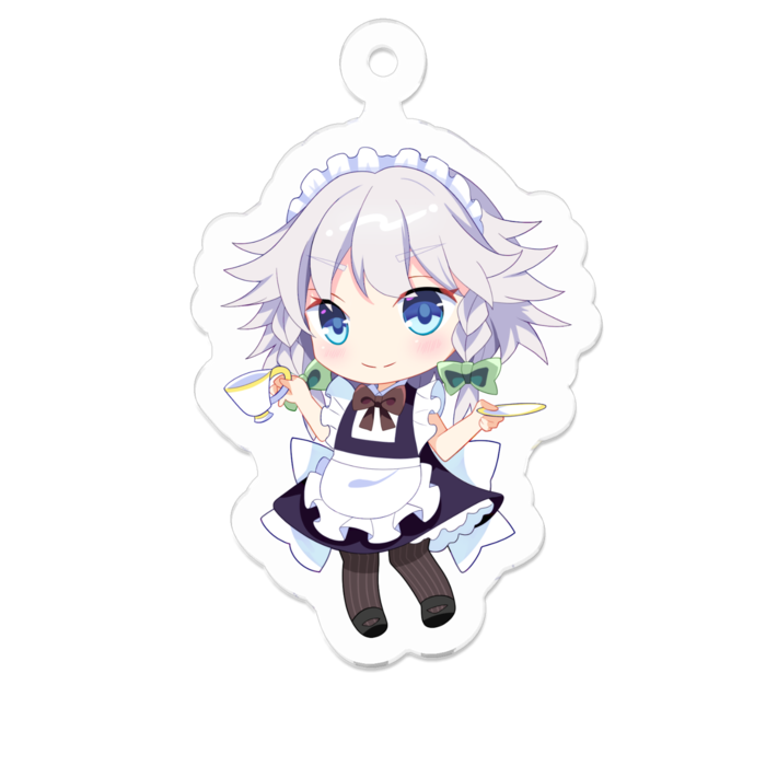 アクリルキーホルダー - 50 x 50 (mm)