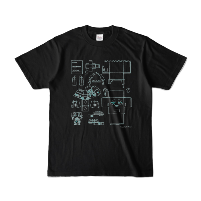 カラーTシャツ - S - ブラック (濃色)
