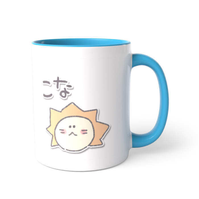 ツートンカラーマグカップ - 直径 8.2cm / 高さ 9.5cm