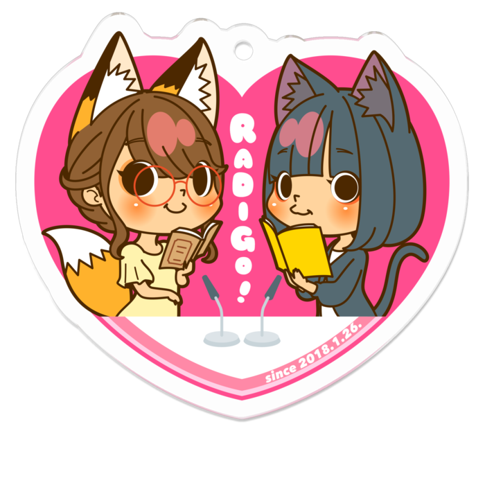 アクリルキーホルダー - 50 x 50 (mm)