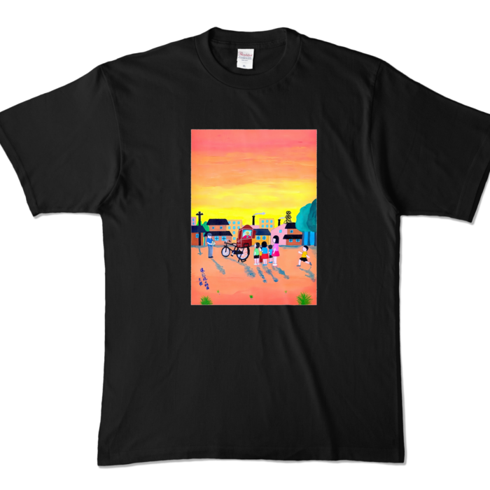 カラーTシャツ - XL - ブラック (濃色)