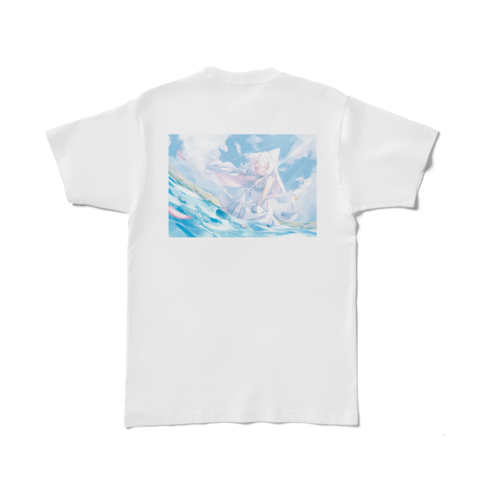 Tシャツ - L - 白(表情2)