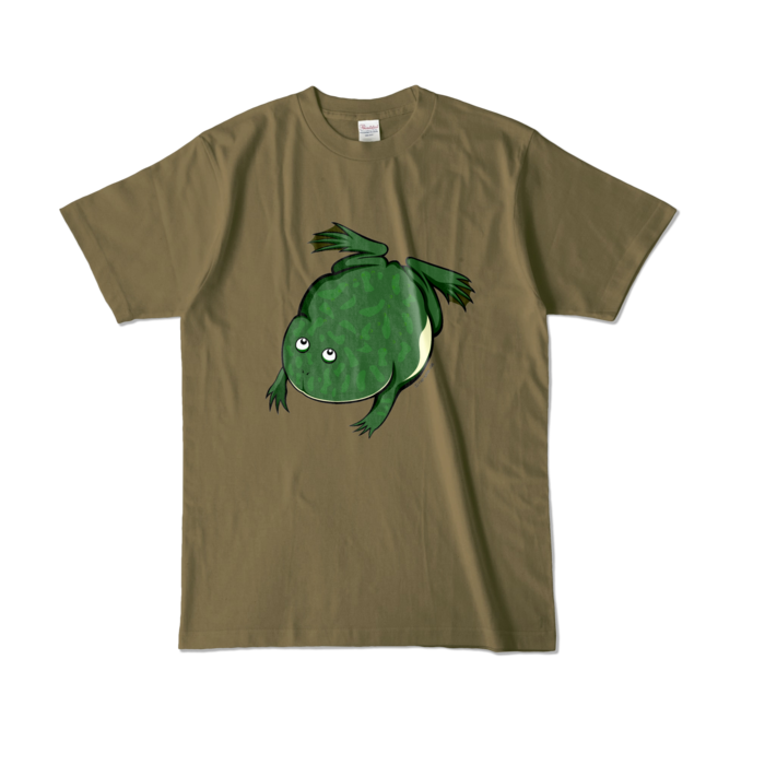 カラーTシャツ - L - オリーブ (濃色)