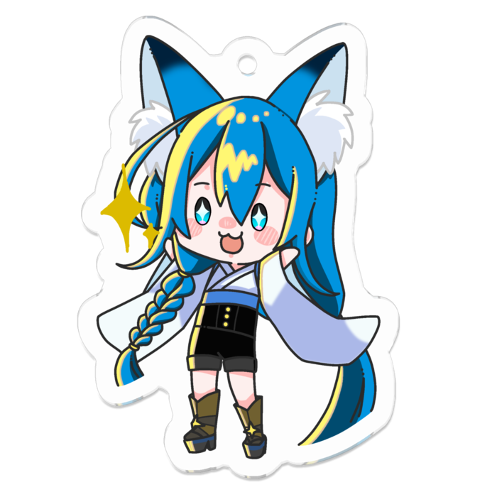 アクリルキーホルダー - 50 x 50 (mm)