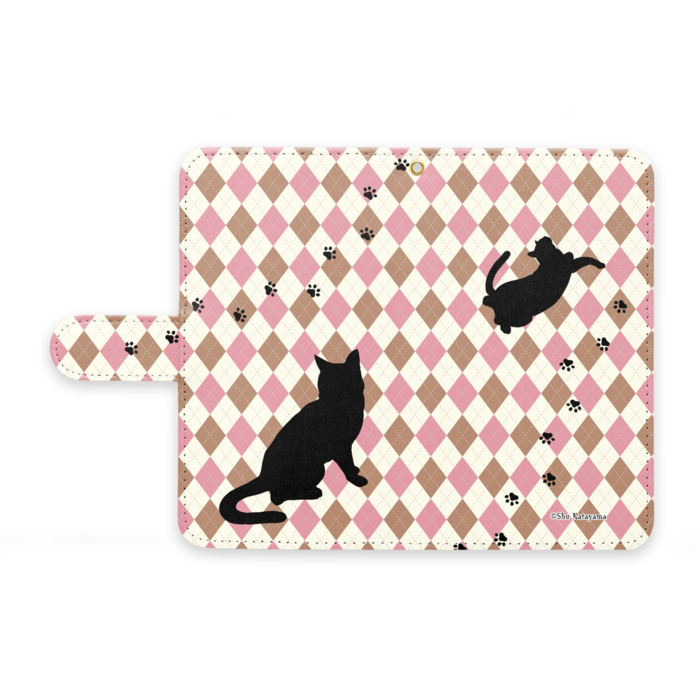 手帳型Androidケース - M - ストラップ穴 あり