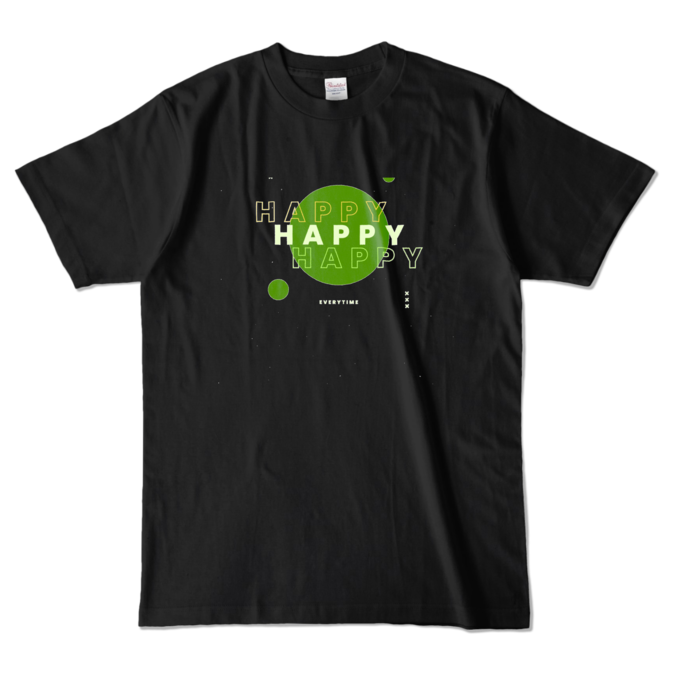 カラーTシャツ - L - ブラック (濃色)