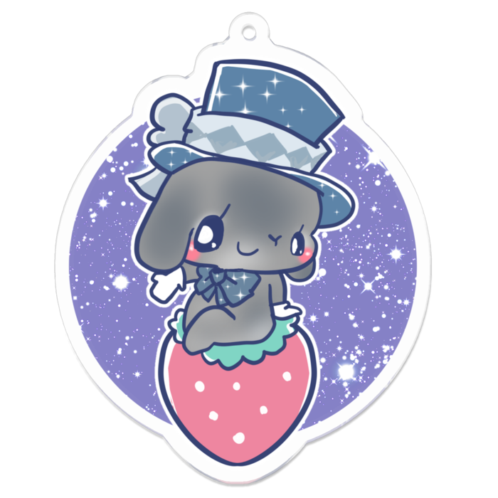 アクリルキーホルダー - 70 x 70 (mm)