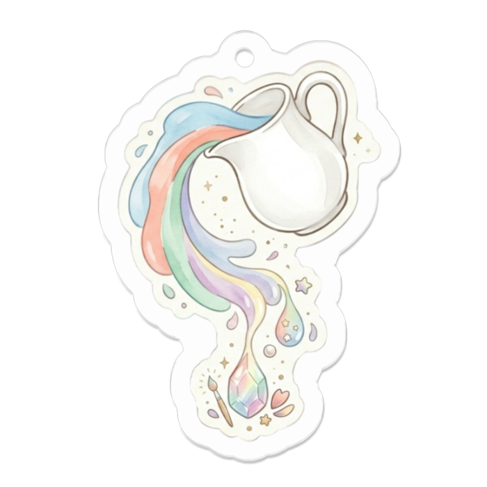 アクリルキーホルダー - 50 x 50 (mm)