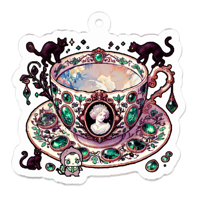 アクリルキーホルダー - 50 x 50 (mm)