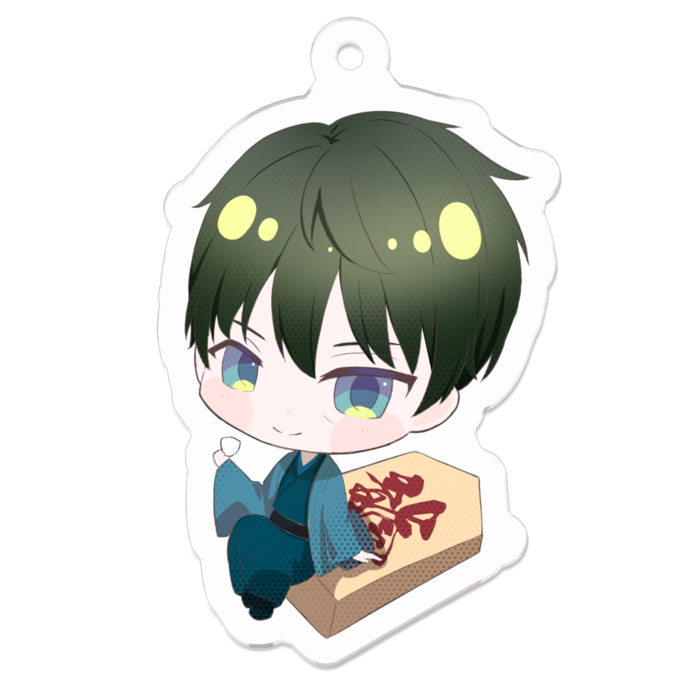 アクリルキーホルダー - 50 x 50mm（和服）