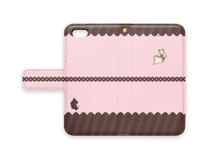 手帳型iPhoneケース - iPhone 5 / 5s / SE - ストラップ穴 あり