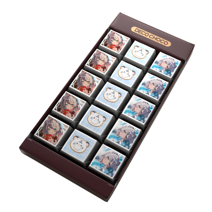 DECOチョコ - 列ごとにデザイン