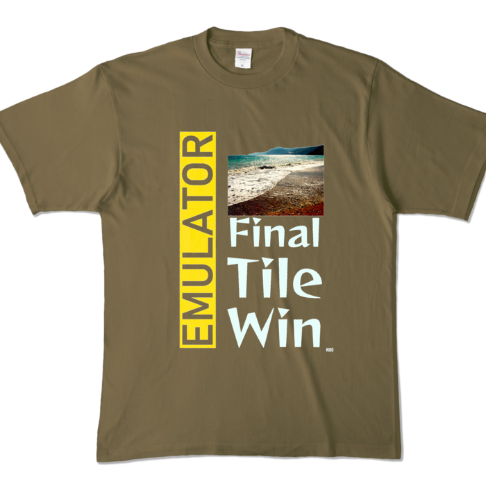 カラーTシャツ - XL - オリーブ (濃色)