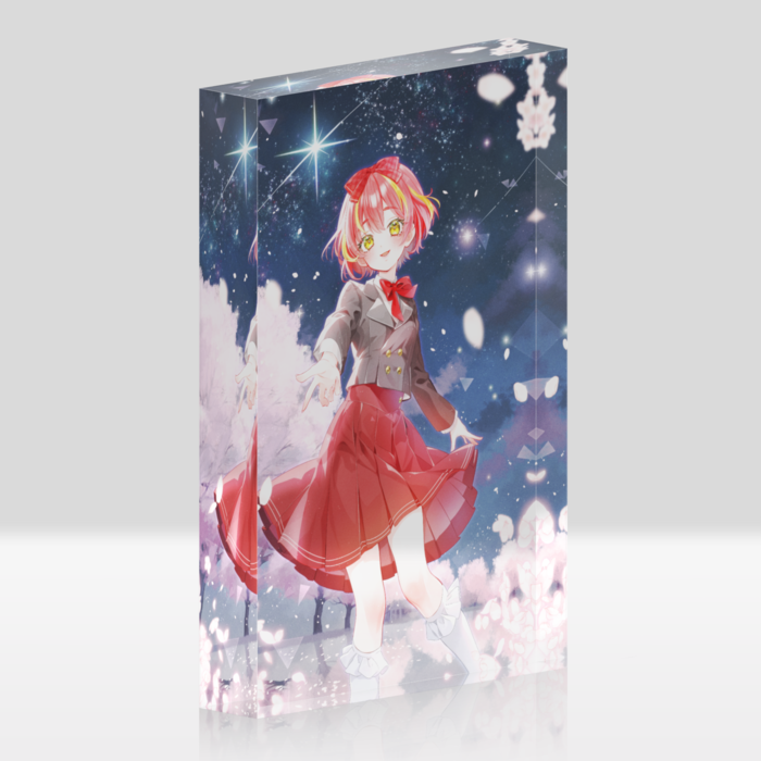 アクリルブロック - サインなし