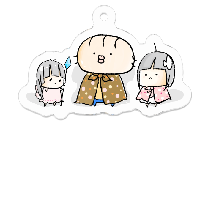 アクリルキーホルダー - 50 x 50 (mm)