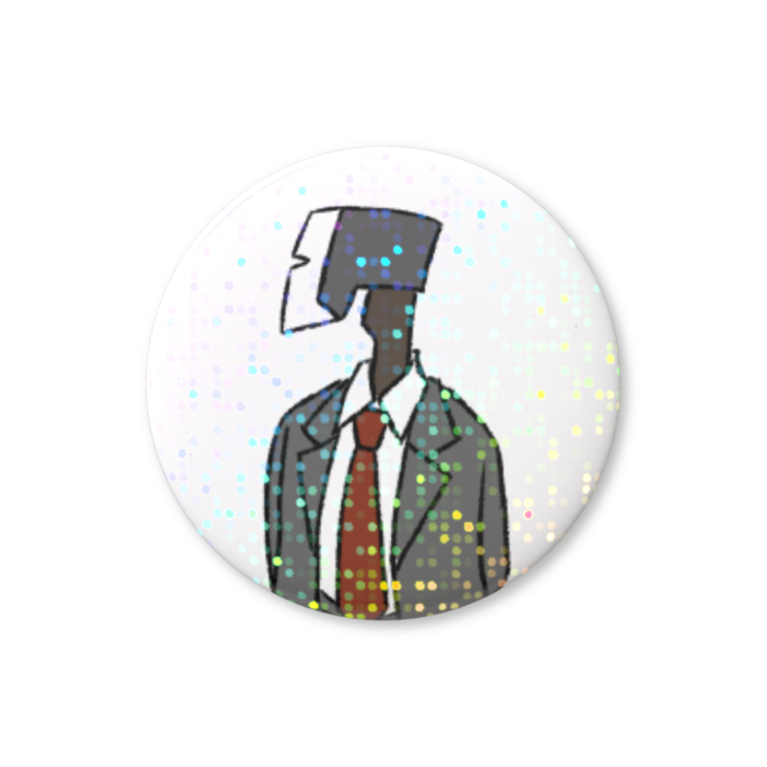 ホログラム缶バッジ - 32mm