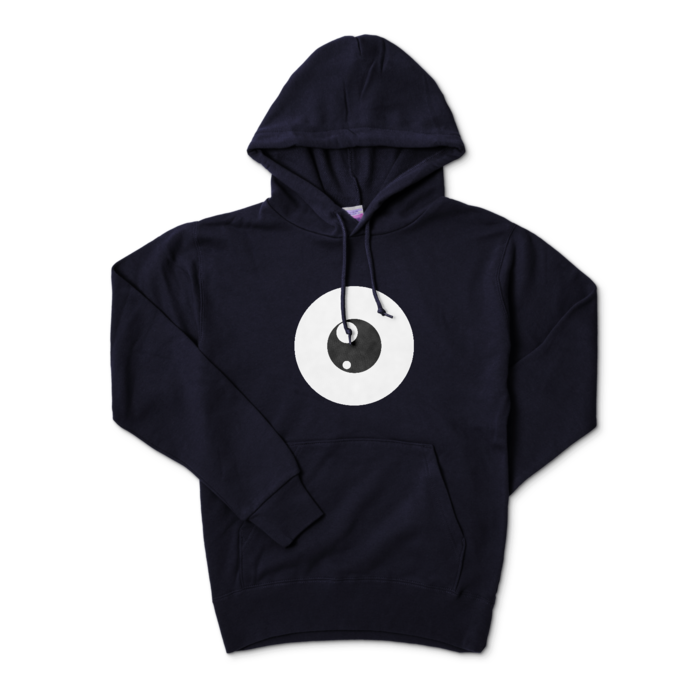 めだまパーカー - S - ネイビー