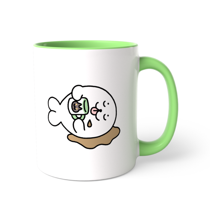 ツートンカラーマグカップ - 直径 8.2cm / 高さ 9.5cm