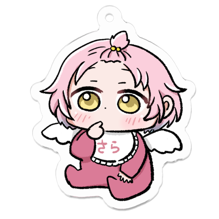 アクリルキーホルダー - 50 x 50 (mm)