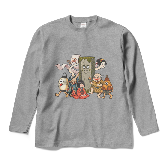 ロングスリーブTシャツ - M - 杢グレー