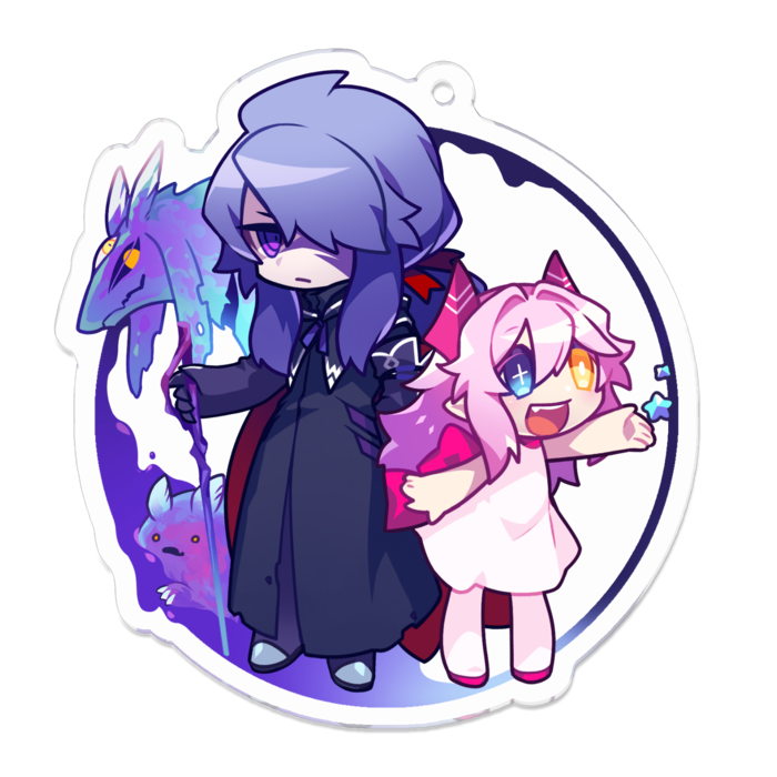 アクリルキーホルダー - 70 x 70 (mm)