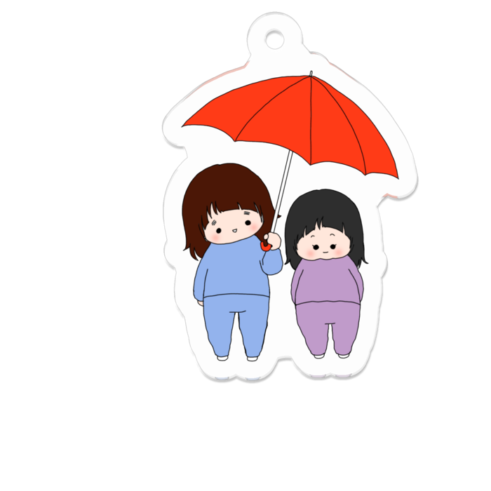 アクリルキーホルダー - 50 x 50 (mm)