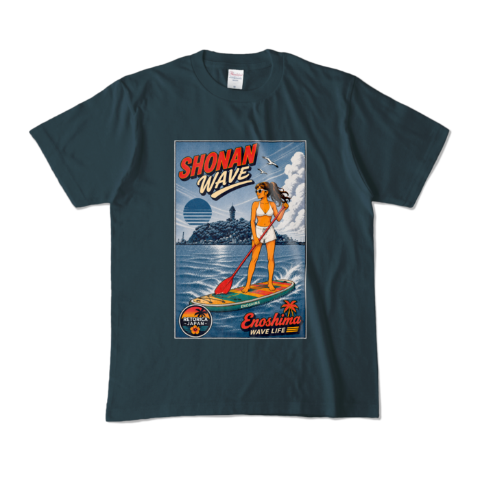 カラーTシャツ - M - デニム (濃色)