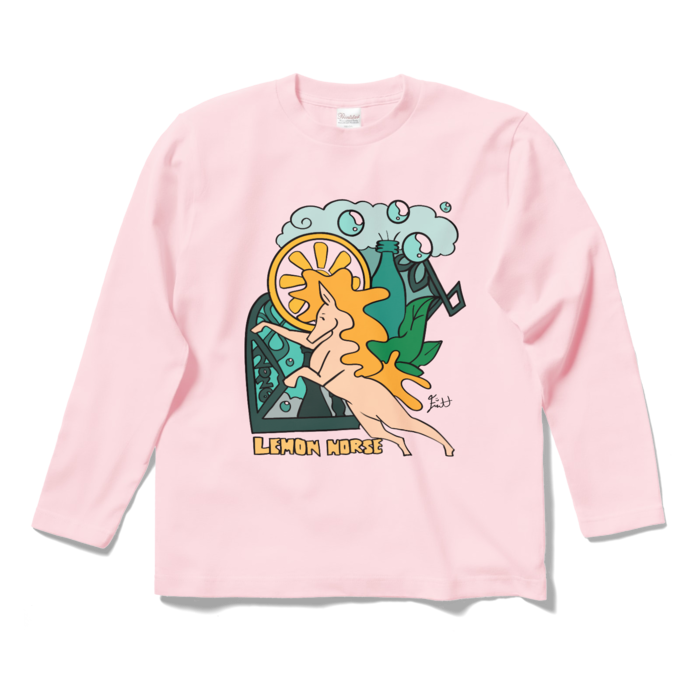 ロングスリーブTシャツ - S - ライトピンク