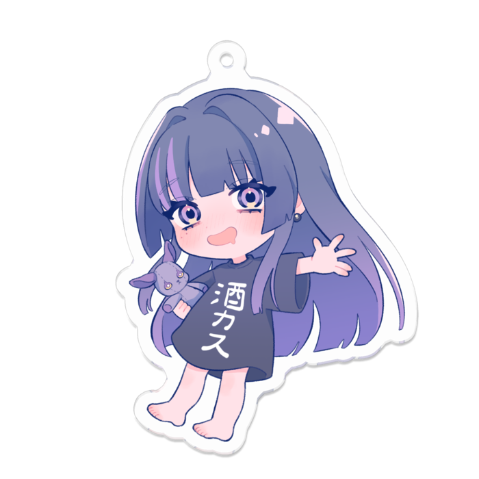 アクリルキーホルダー - 70 x 70 (mm)