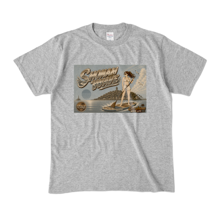 カラーTシャツ - M - 杢グレー (濃色)