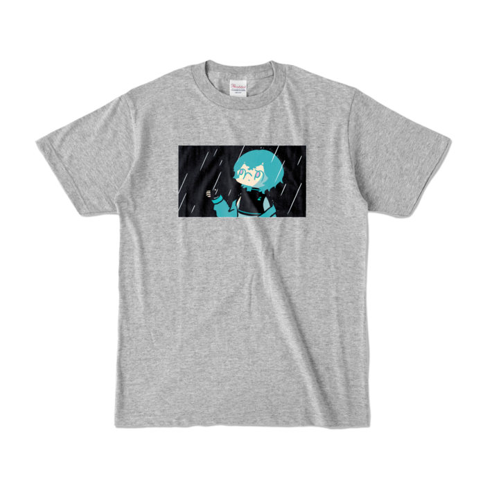 カラーTシャツ - S - 杢グレー (濃色)