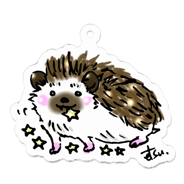 アクリルキーホルダー - 50 x 50 (mm)