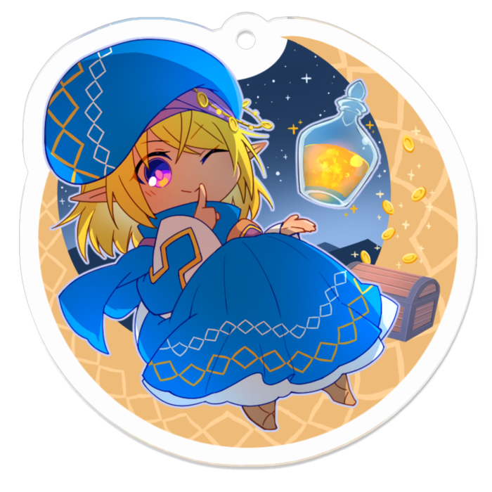 アクリルキーホルダー - 50 x 50 (mm)
