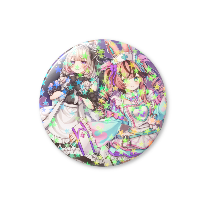 ホログラム缶バッジ - 32mm