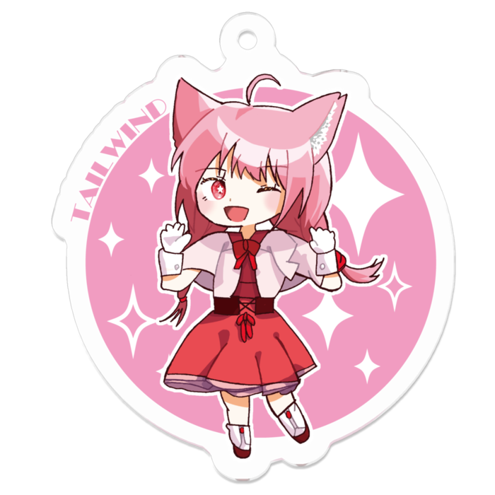 アクリルキーホルダー - 50 x 50 (mm)