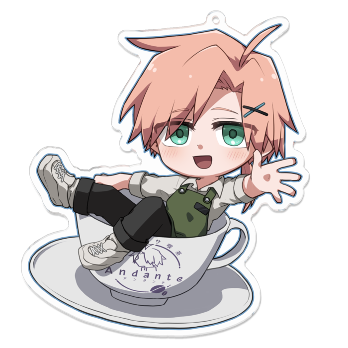 アクリルキーホルダー - 100 x 100 (mm)あさじま