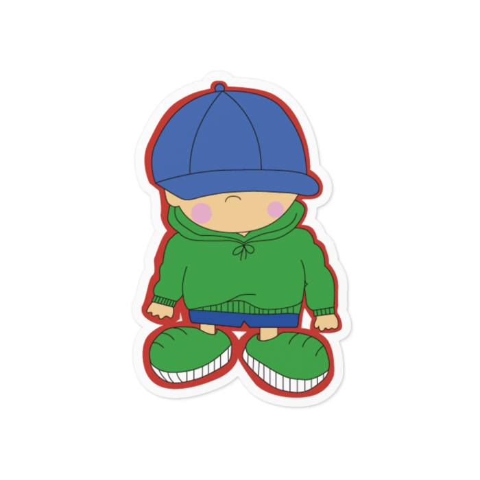 ステッカー - 100 x 100 (mm)